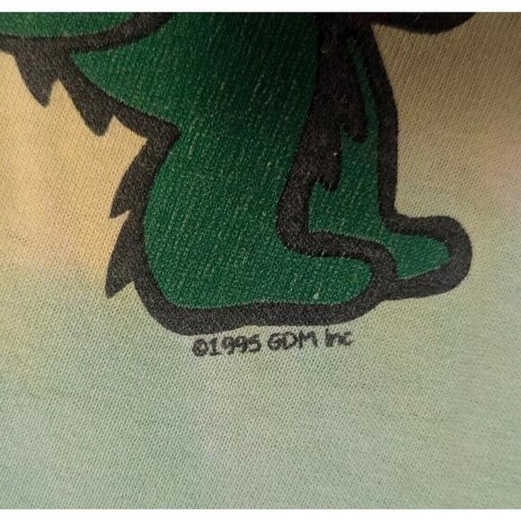 VTG 1995 Liquid Blue Grateful Dead Dancing Bears Tie Dye T-Shirt Size Small S - Picture 11 of 11